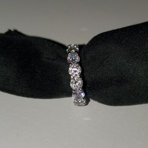 Gorgeous Luxury cubic Zirconia Eternity Band